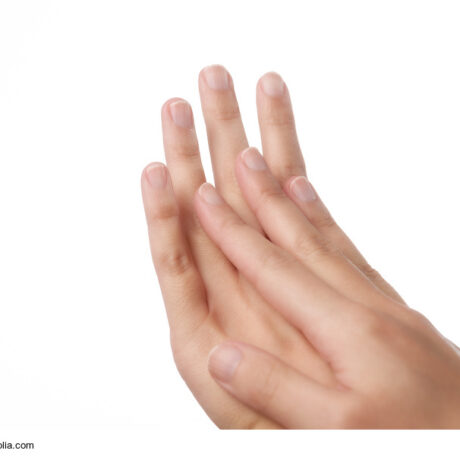 Glatte, jugendliche Hände