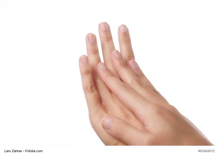 Glatte, jugendliche Hände